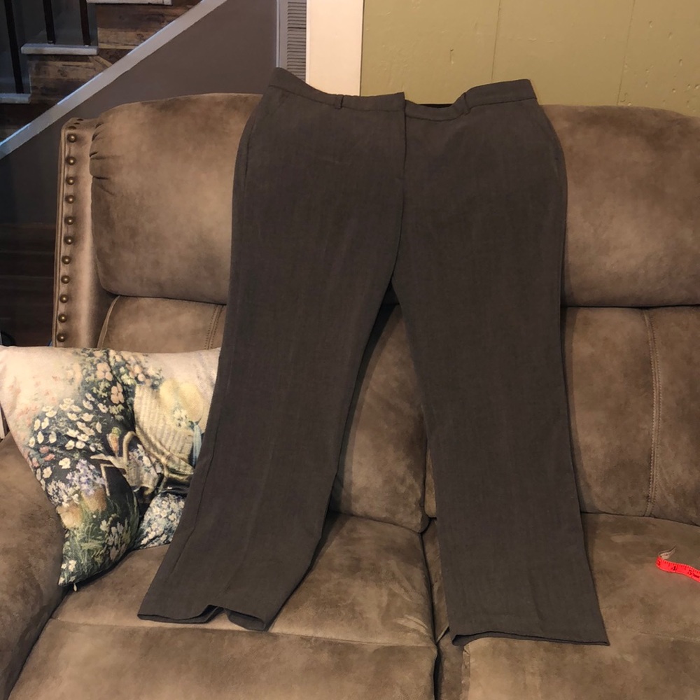 Gray dress pants